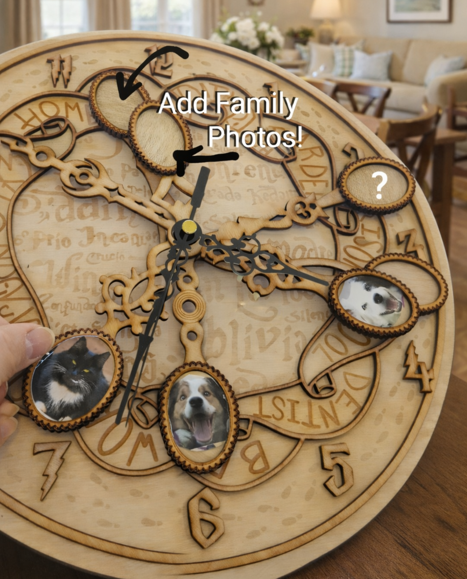 Magical Family Placekeeper Clock - Image 3