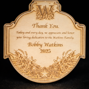 Custom Appreciation Plaque – Personalized Wall Art