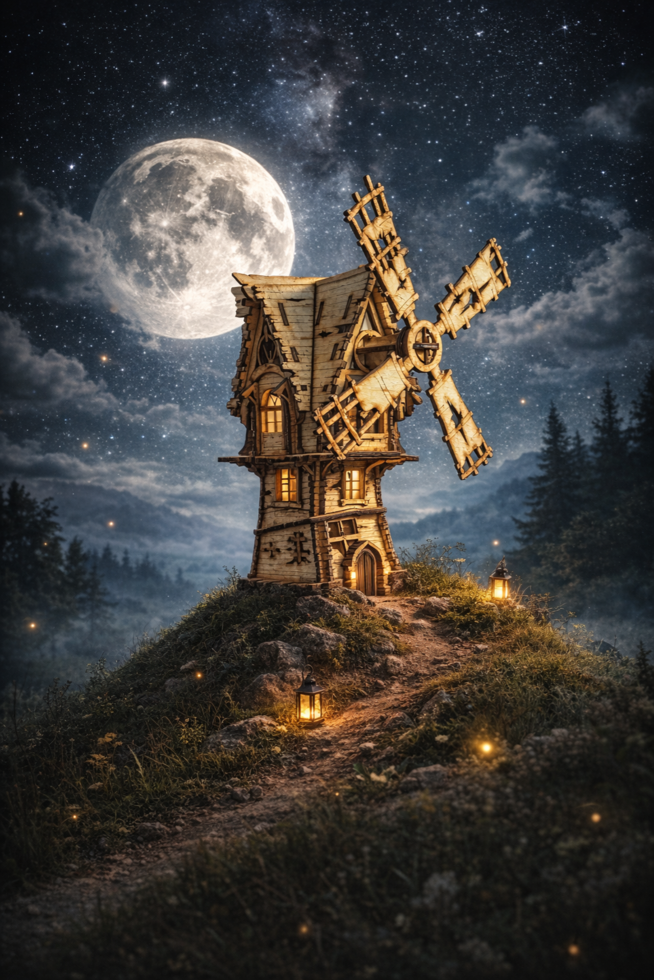 Abandoned Windmill of Elderfen — Fairy House